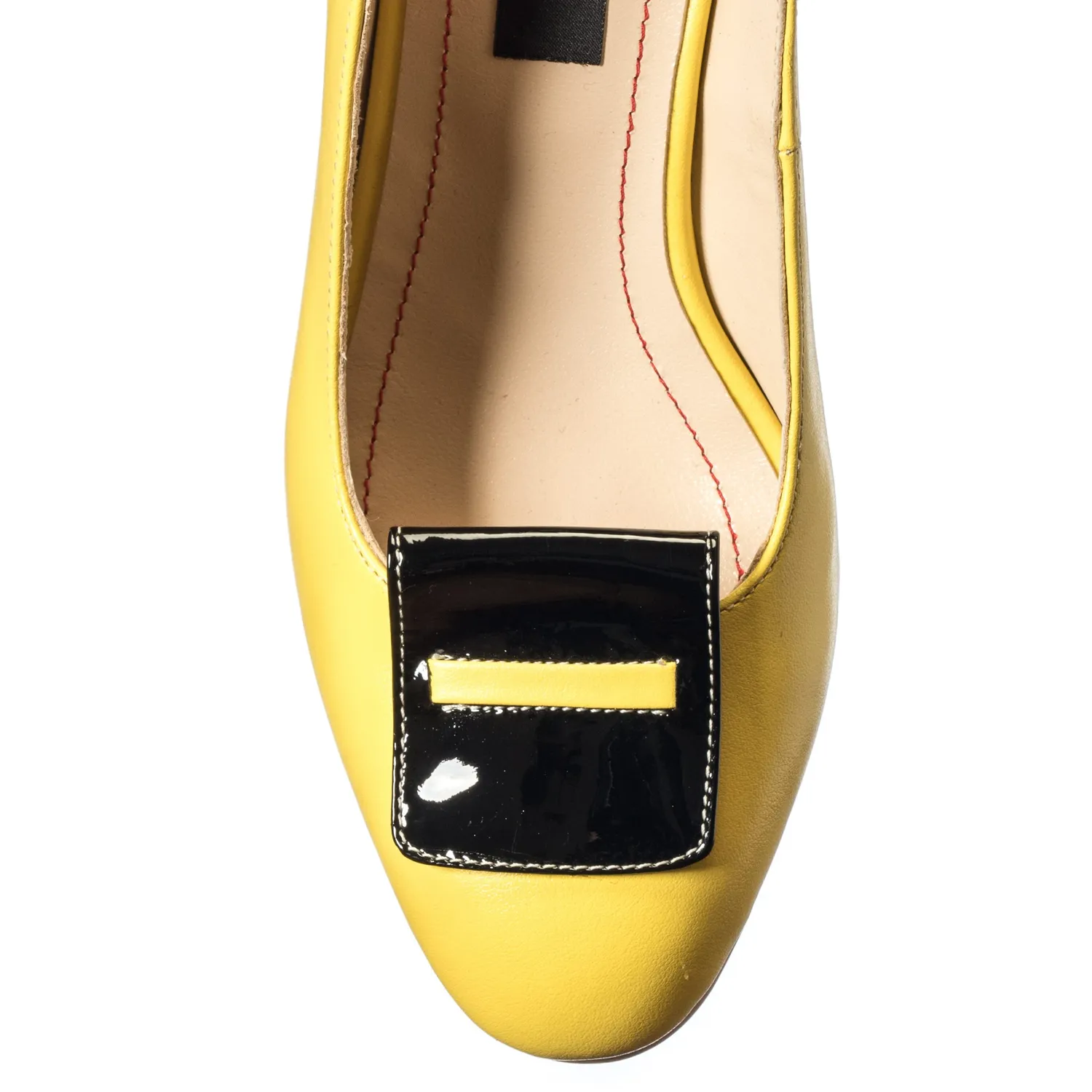 Catinca Shoes A85 GN sandale dama piele galben-negru