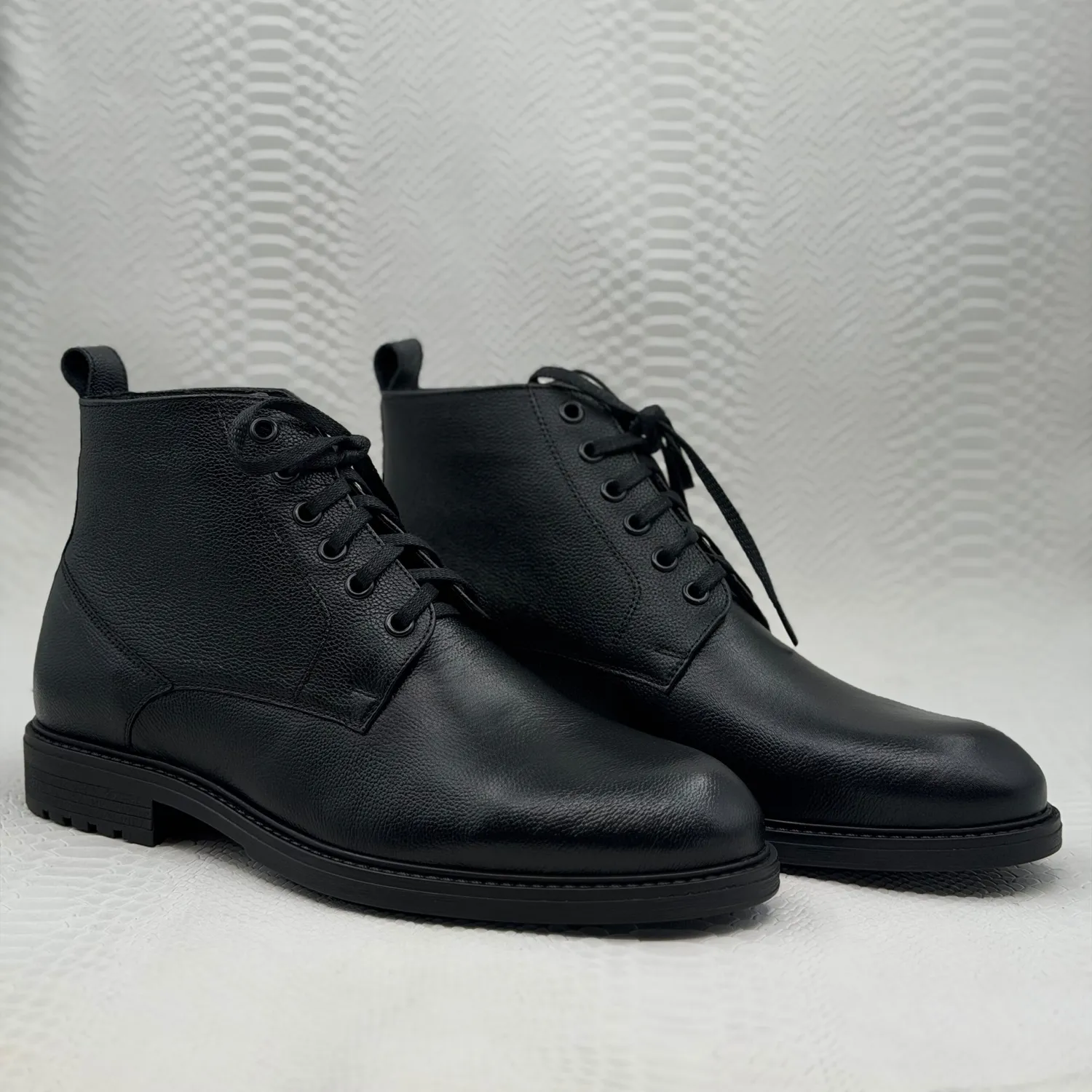 Lucas Shoes Ghete 386 barbati negru bizon