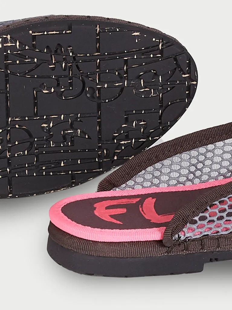 Flagelus Bruna Mesh Grey pantofi plasa gri