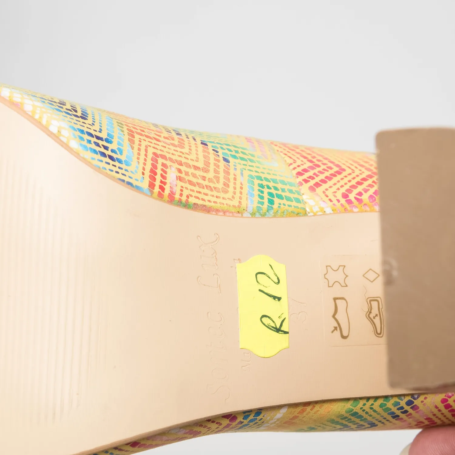 Catinca Shoes R12 M pantofi dama piele multicolori