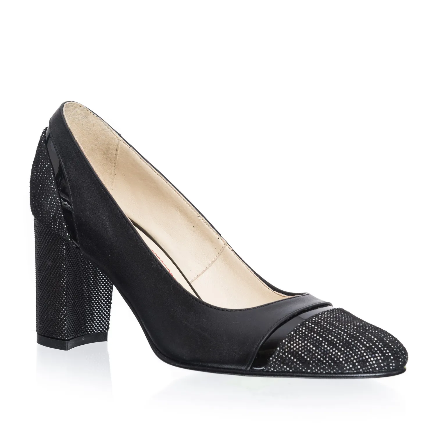 Catinca Shoes 2693 NPL pantofi damă negru lac
