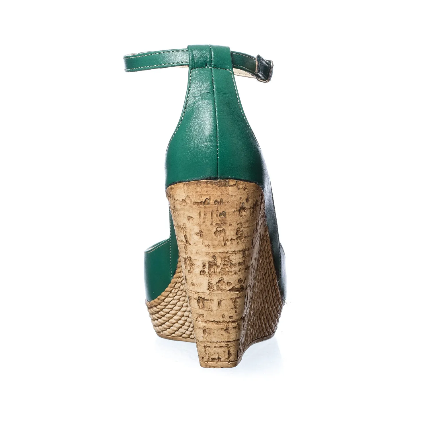 Catinca Shoes G20 V sandale dama verde piele naturala