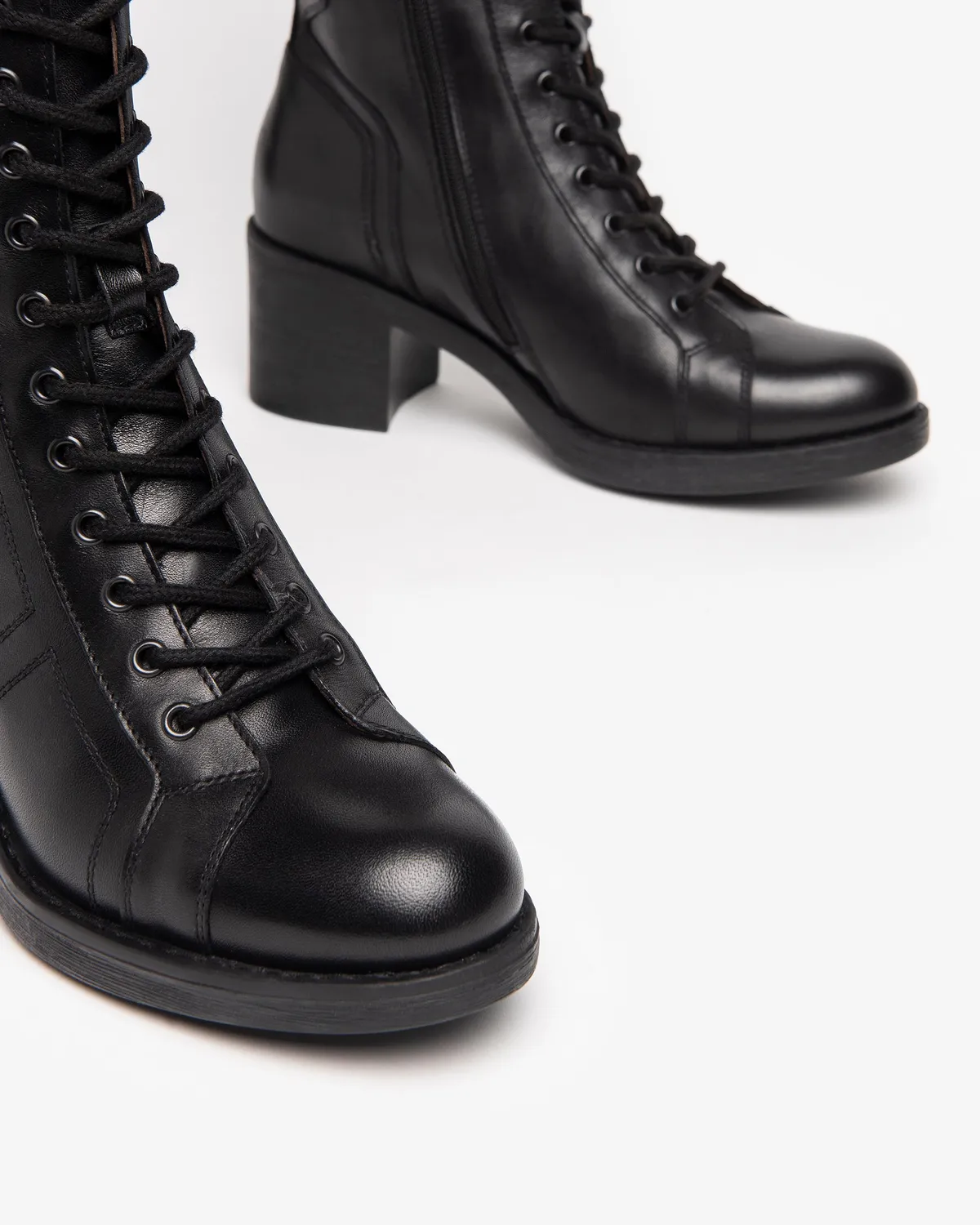 NeroGiardini bocanci dama piele combat 35-41