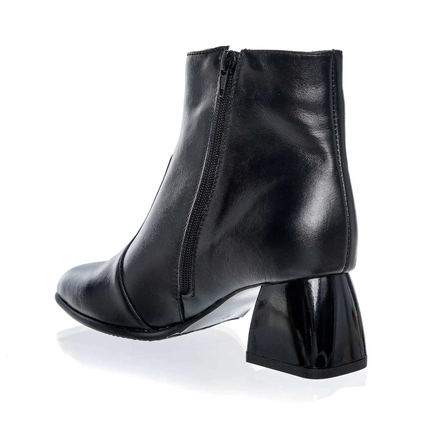 Catinca Shoes GX61 NB ghete damă piele negru box