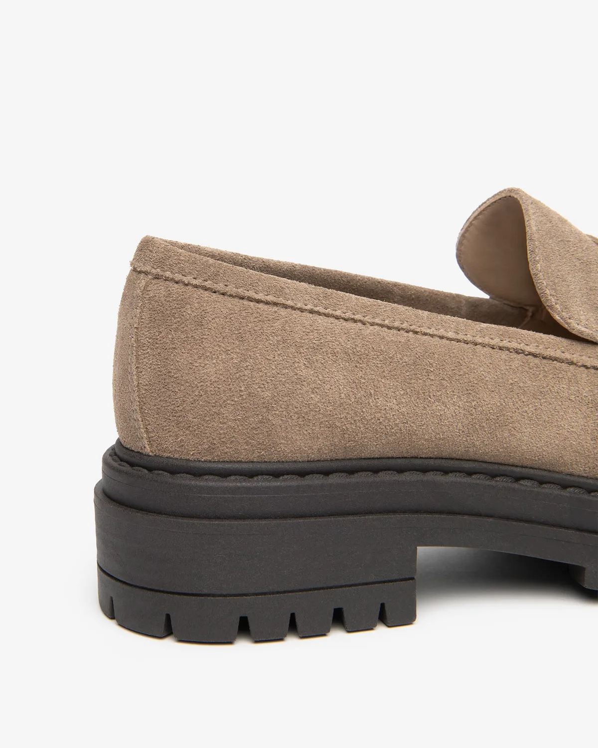 Mocasini NeroGiardini piele întoarsă toc 40 mm