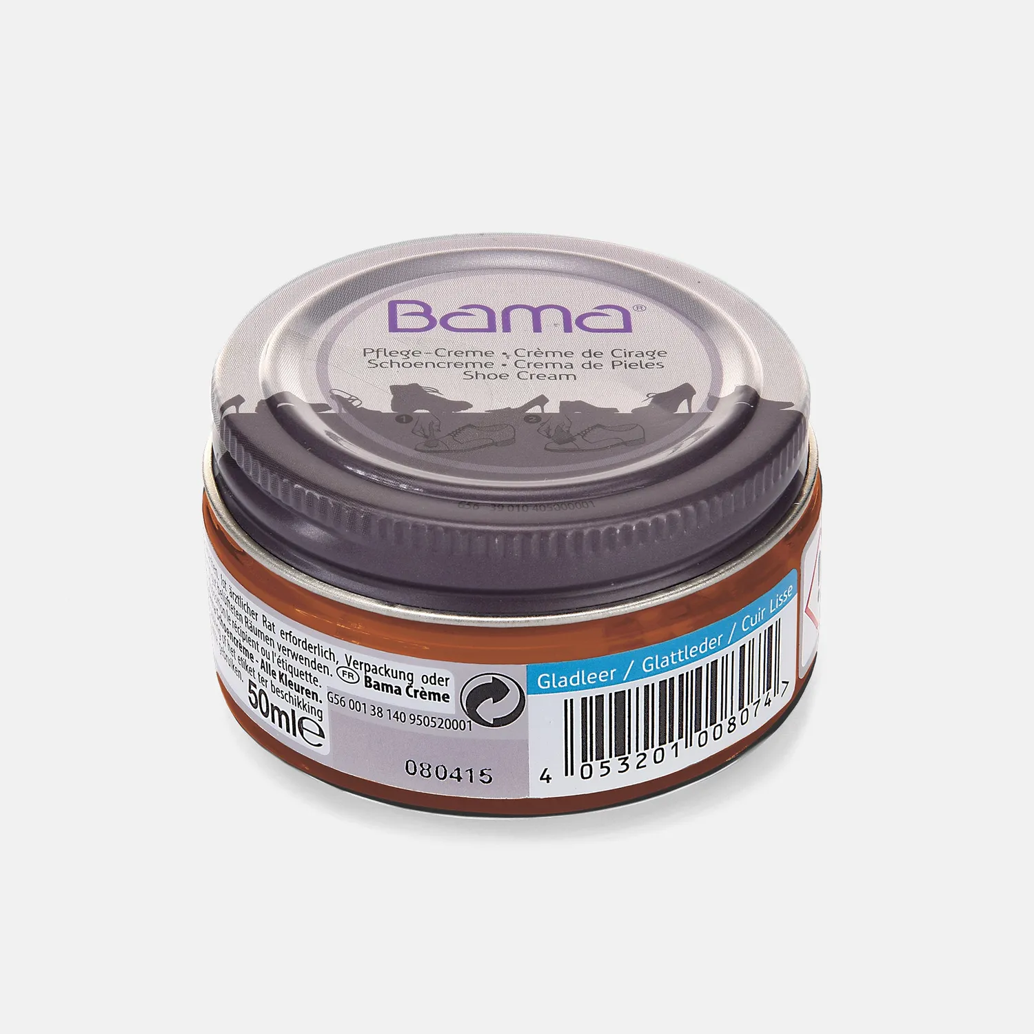 BÄR cremă îngrijire pantofi bordeaux 50 ml