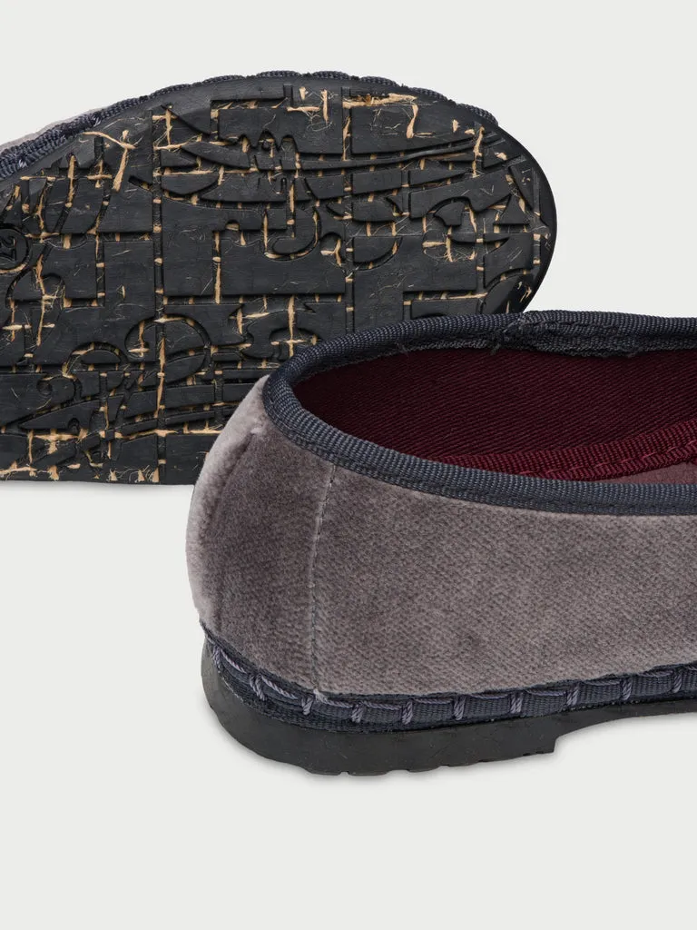 Flagelus Orfeo Kids papuci gri velvet