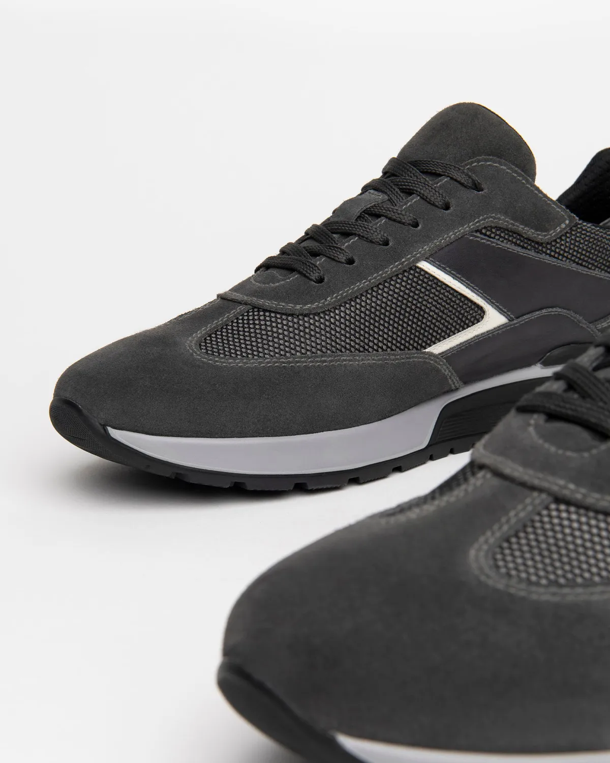 NeroGiardini sneakers barbati piele talpa 3 cm