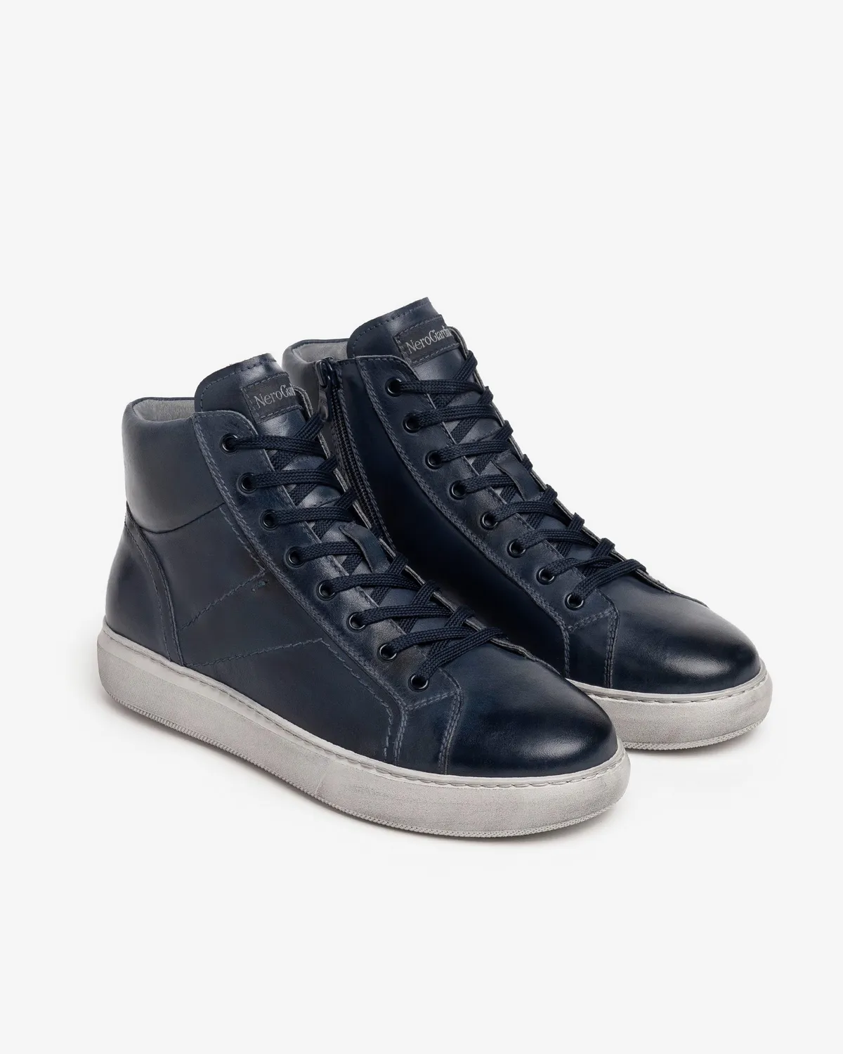 NeroGiardini sneakers piele barbati inalti toamna