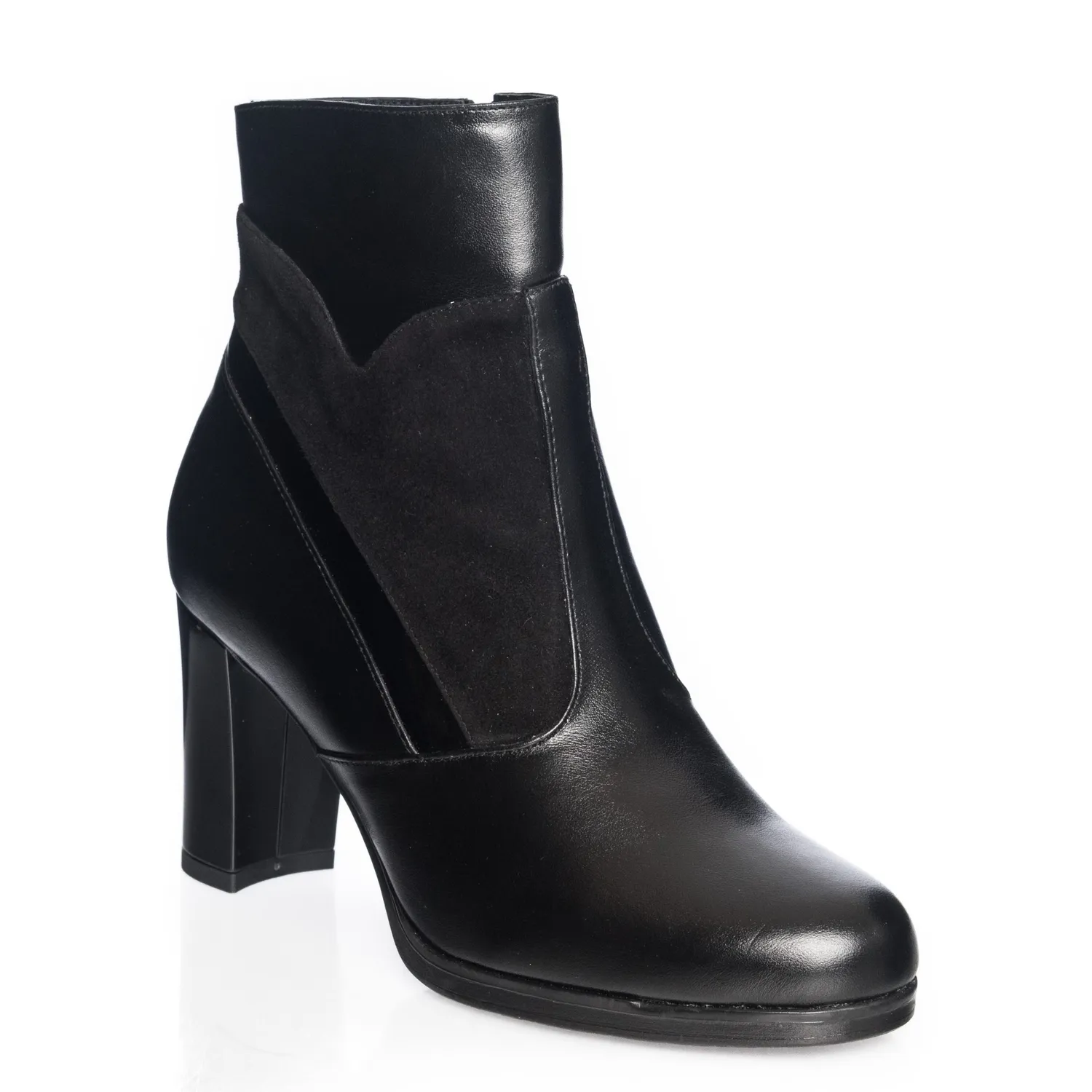 Catinca Shoes GX26 NBA ghete dama piele negru antilopa