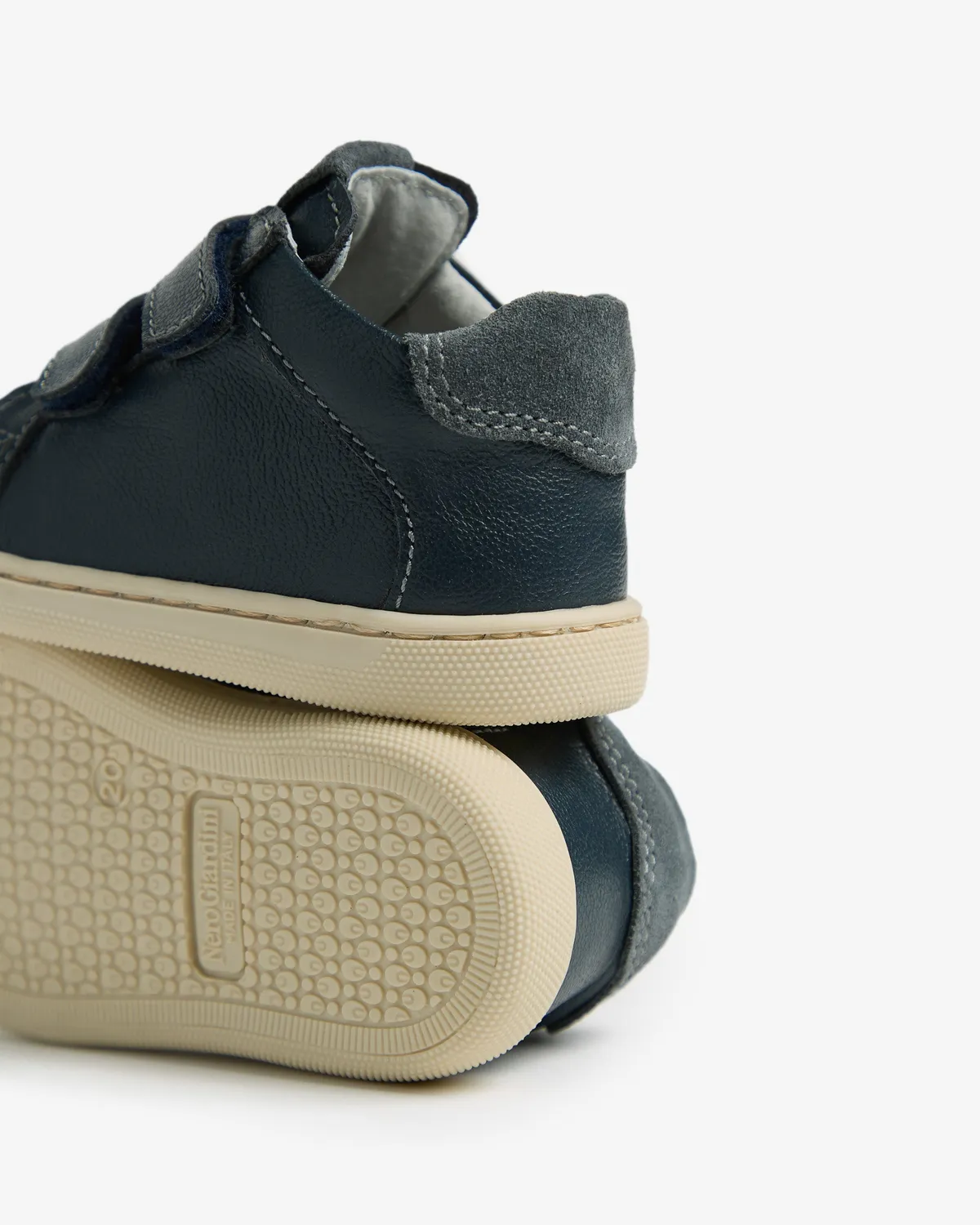 NeroGiardini sneakers baieti piele cu velcro