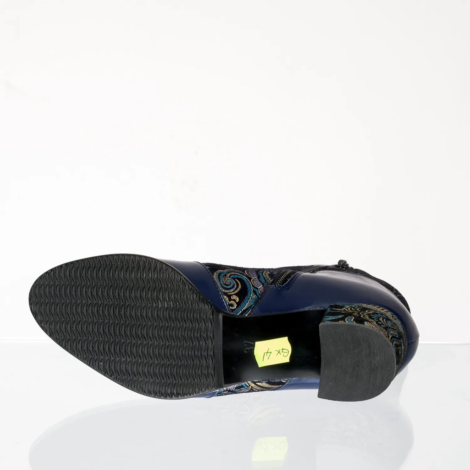 Catinca Shoes GX41 BBS ghete dama piele naturala albastru