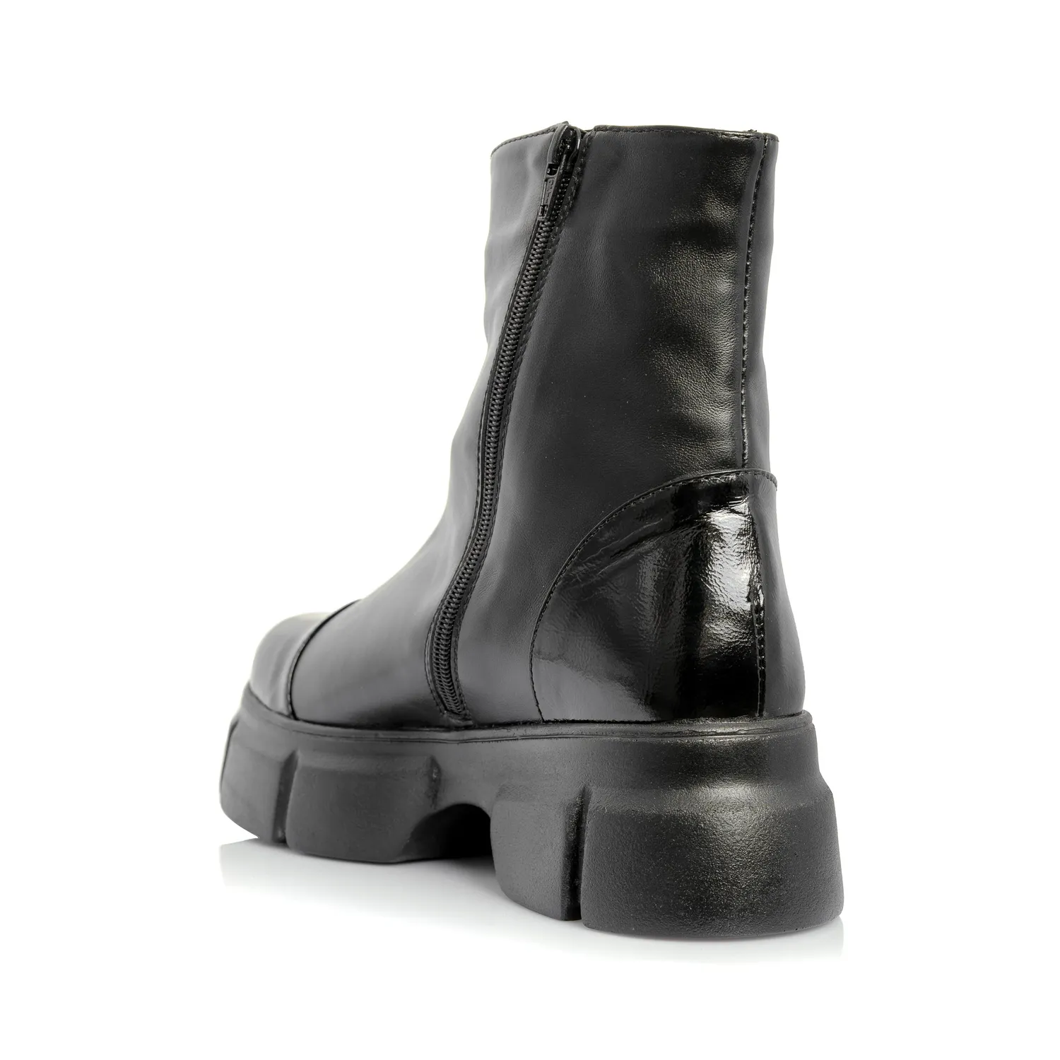 Catinca Shoes BC25F bocanci damă piele naturală negru box