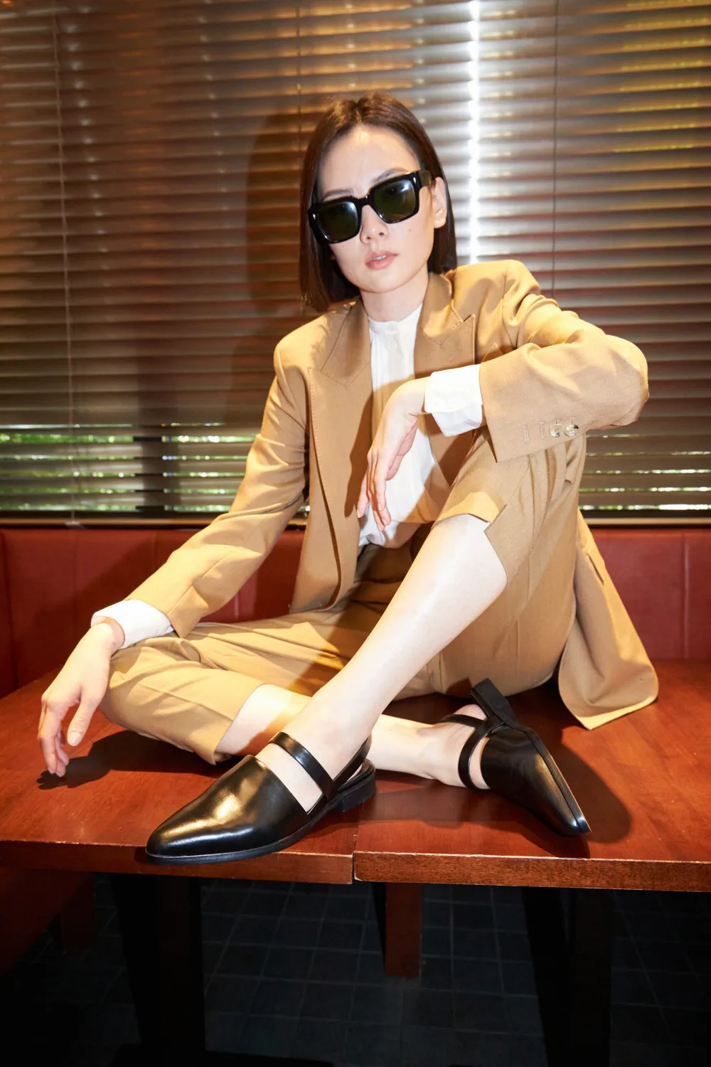 Cecilia Bringheli Vega pantofi slingback piele negru