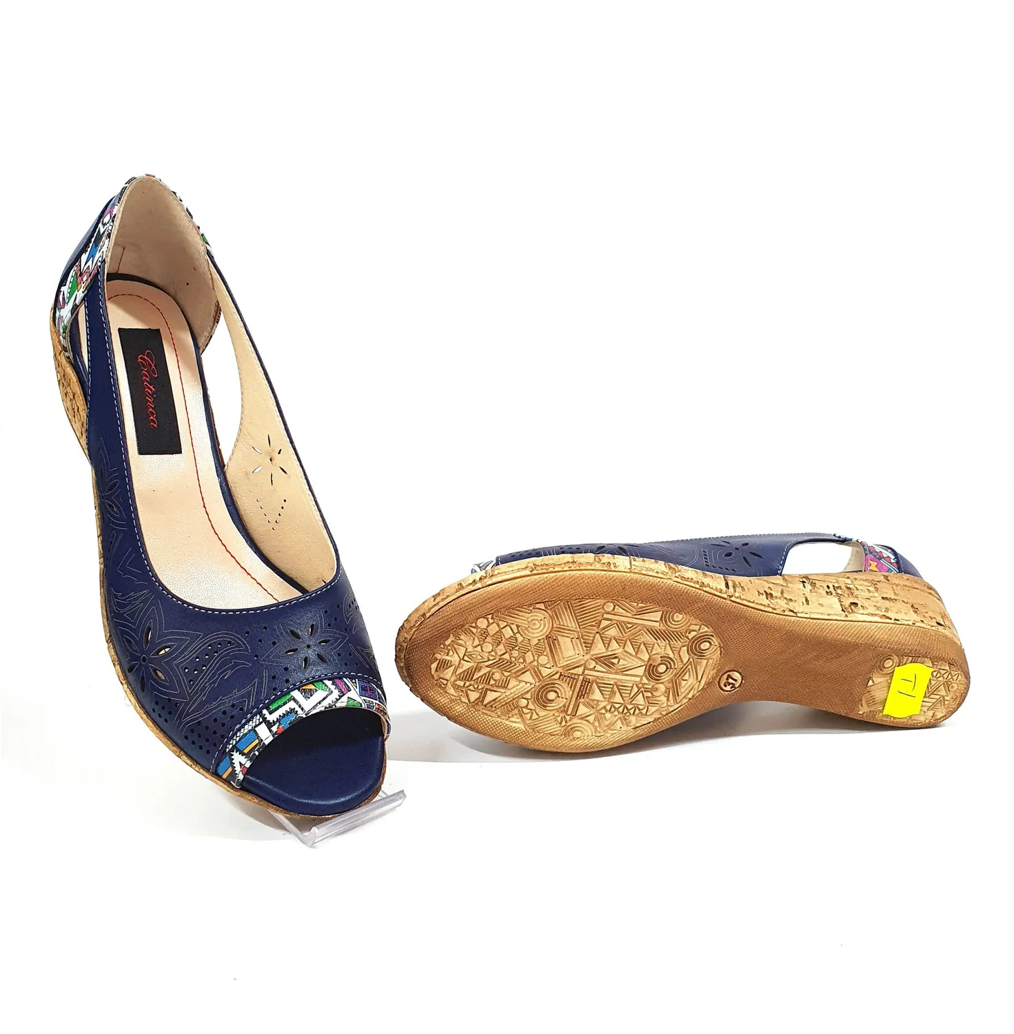 Catinca Shoes T1P BLMT sandale dama piele bleumarin