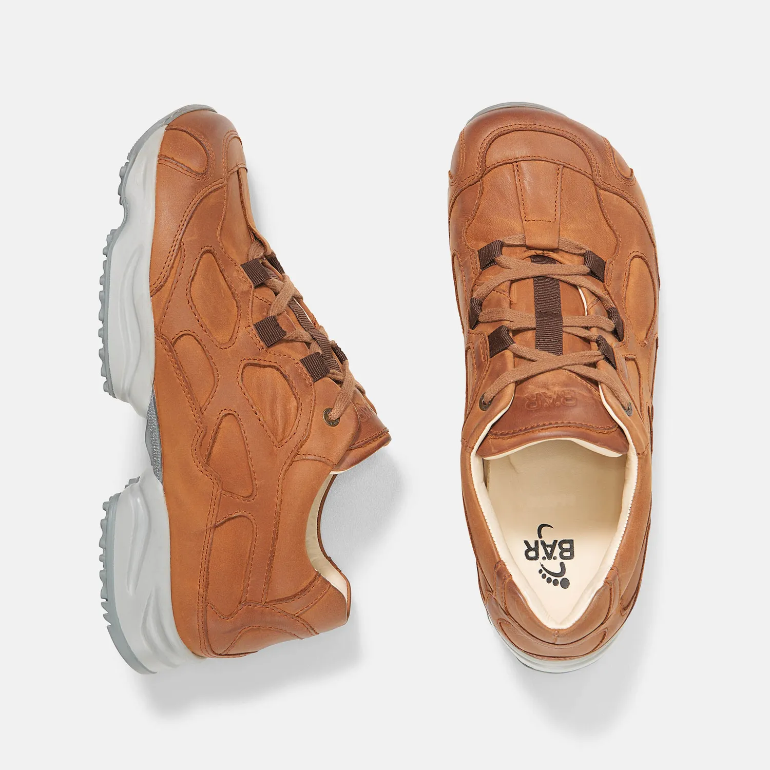 BÄR B Active High Performance 2.5-L pantofi sport cognac piele