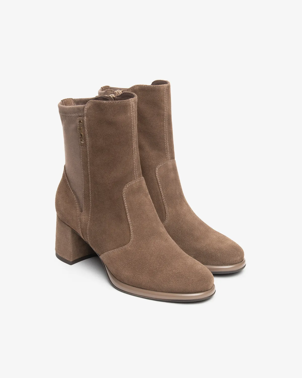 NeroGiardini botine dama piele intoarsa toc 60mm