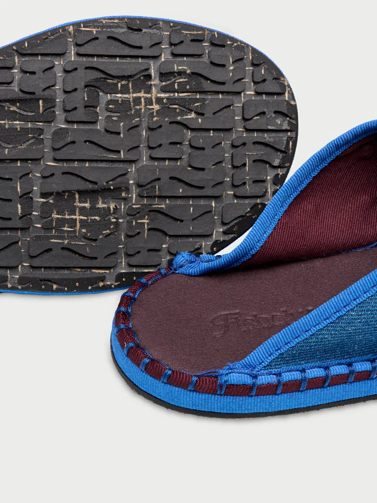 Flagelus Anne Denim sandale denim albastru