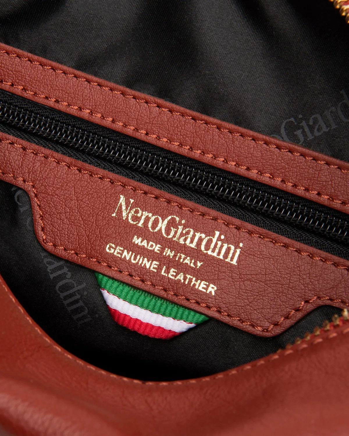NeroGiardini geanta hobo piele naturala