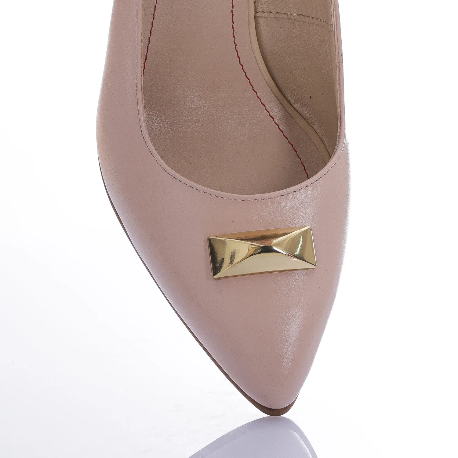 Catinca Shoes A51 NB pantofi dama piele nude box