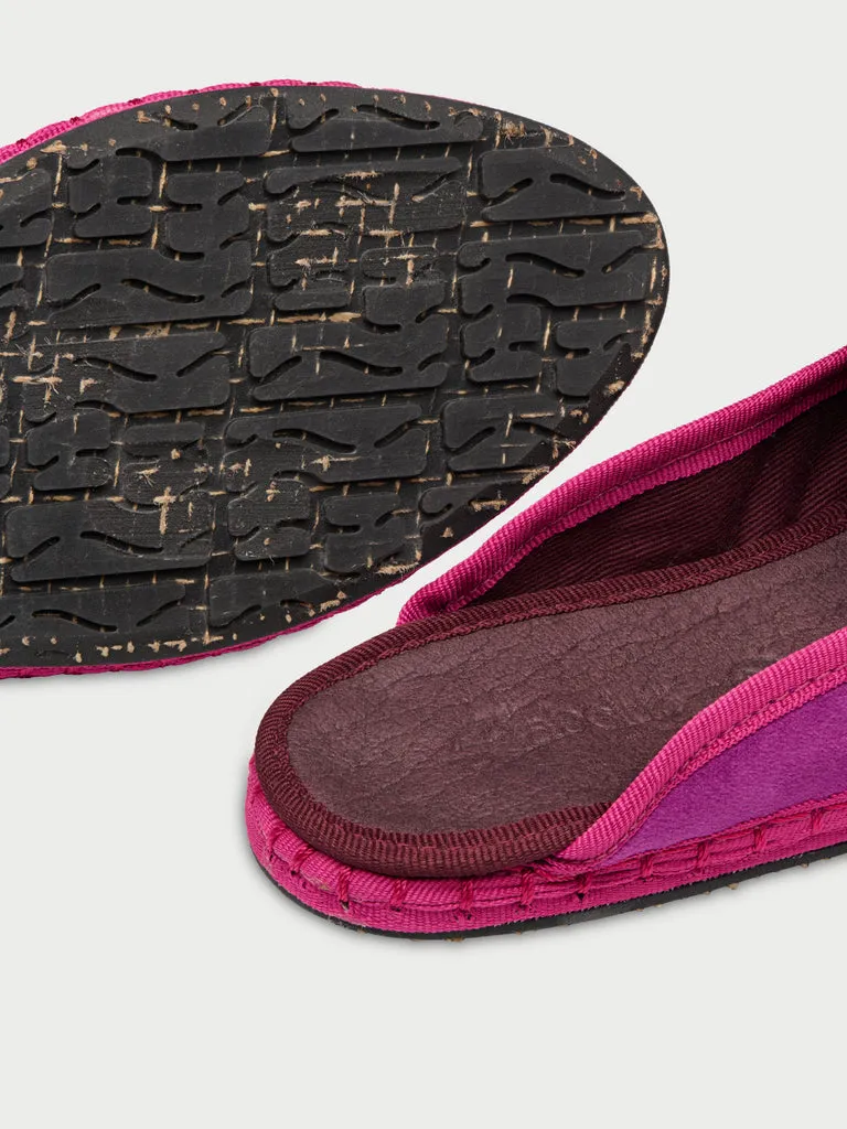 Flagelus Bruna Magenta pantofi belgian catifea magenta