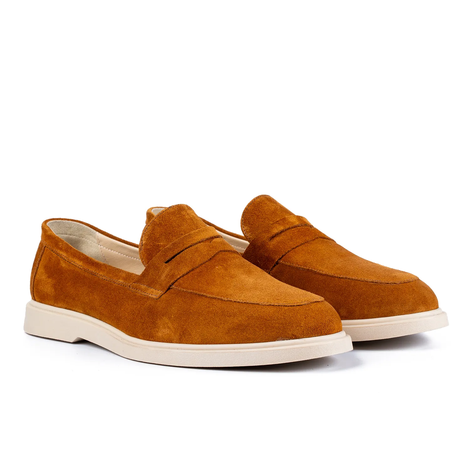 Lucas Shoes Ezra Bej Autumn mocasini velur bej