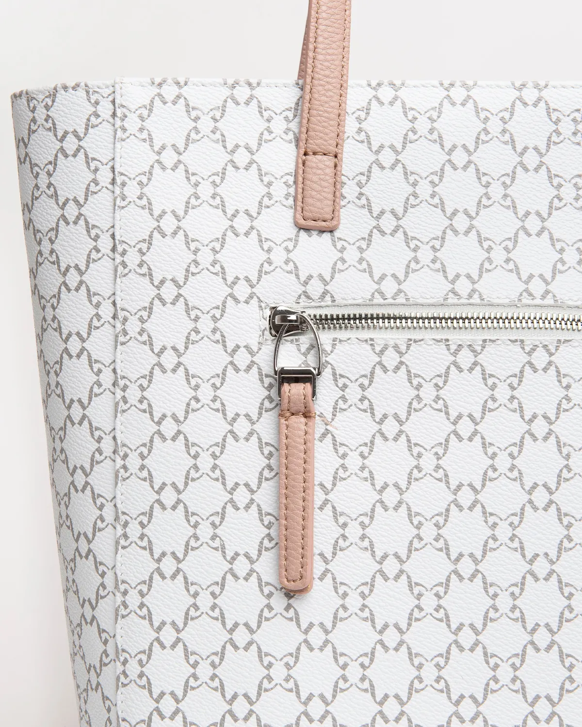 NeroGiardini shopper dama monograma cu fermoar
