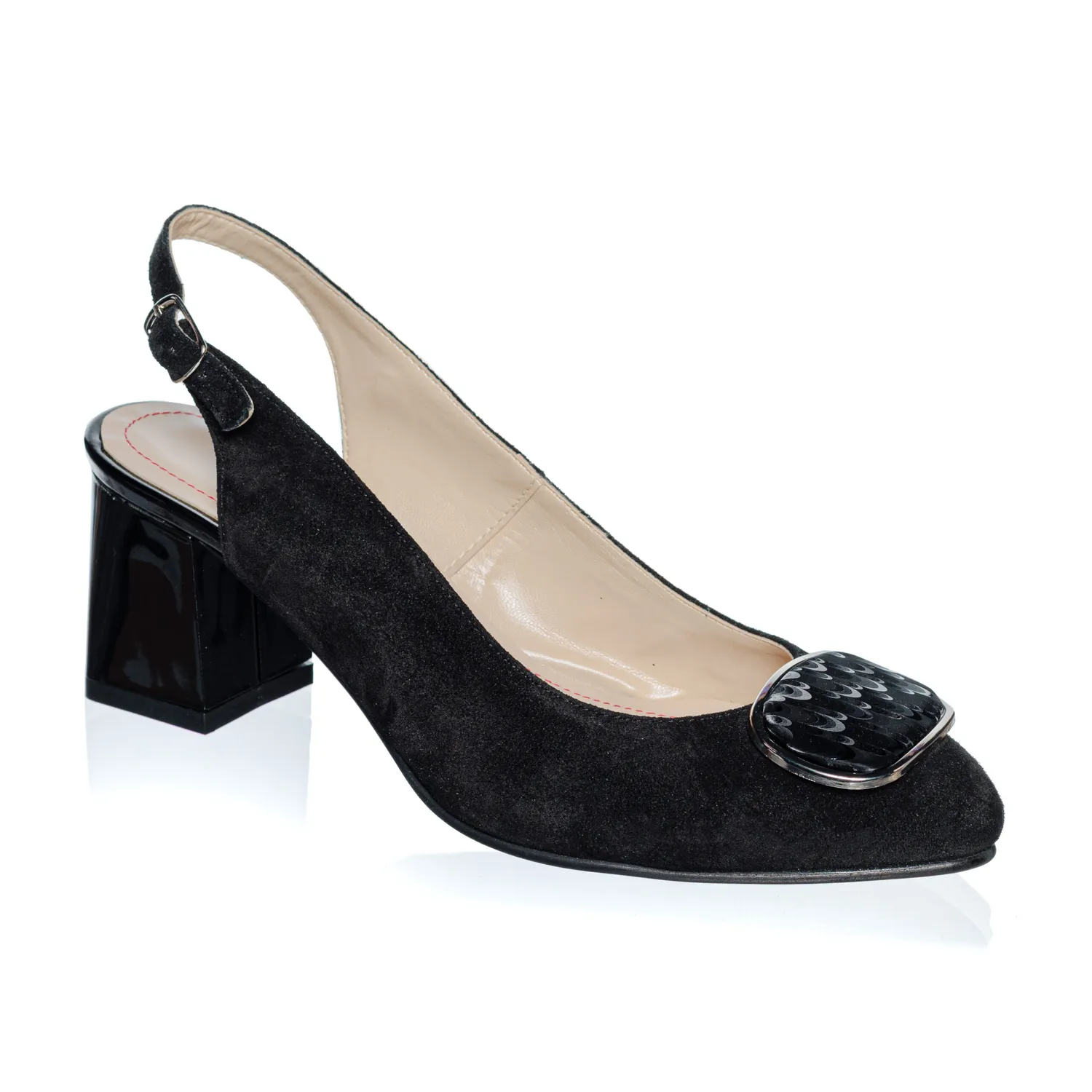 Catinca Shoes D38 NA3D sandale damă antilopă negru