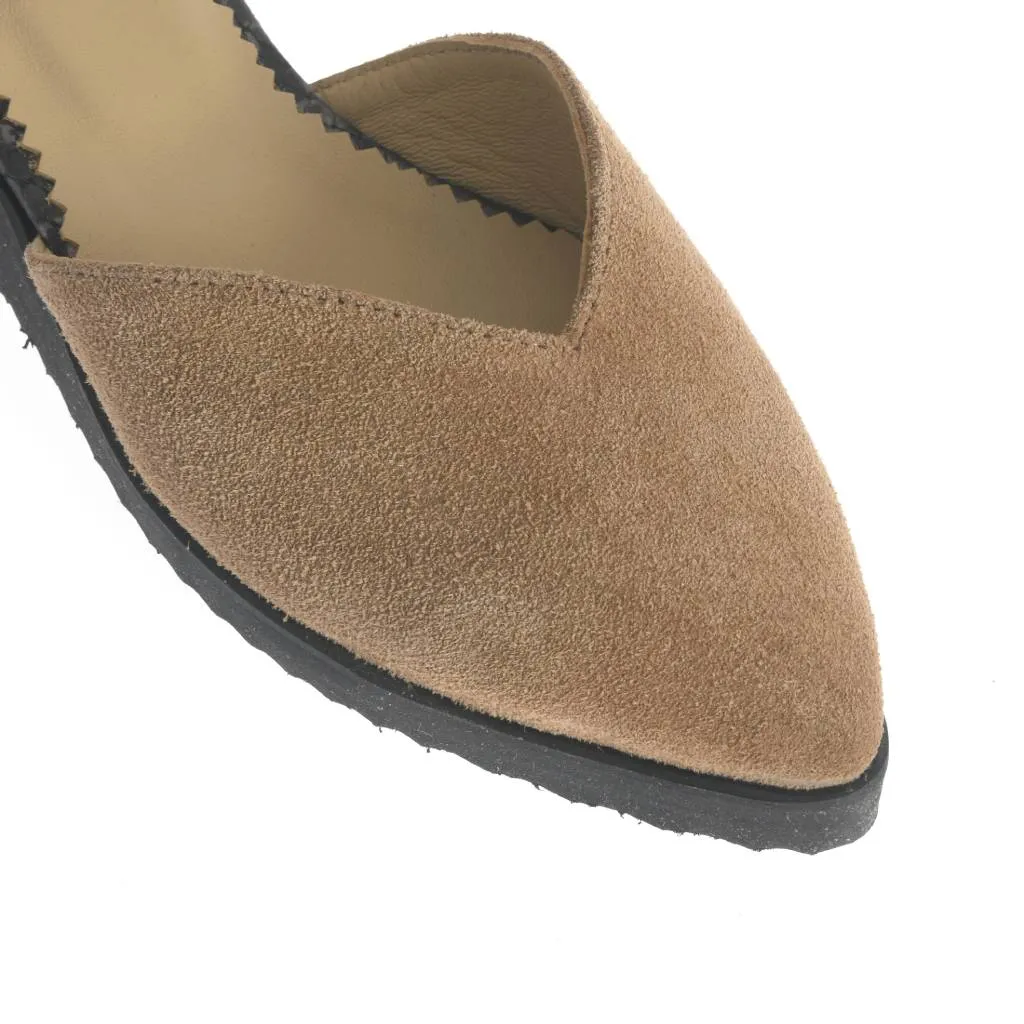 Ana Urbana Shoes Warsaw balerini maro-negru piele
