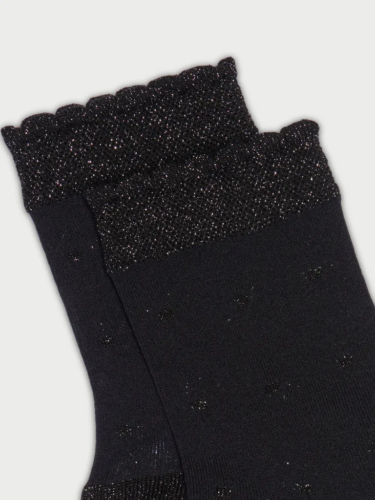 Flagelus Gisela Black pantofi negri