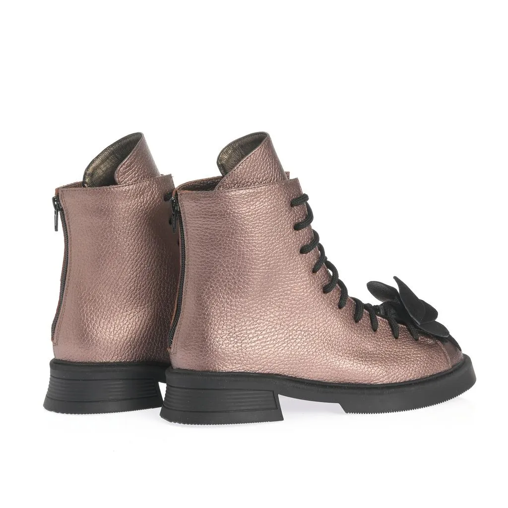 Ana Urbana Shoes Yasmina bocanci aurii metalizați