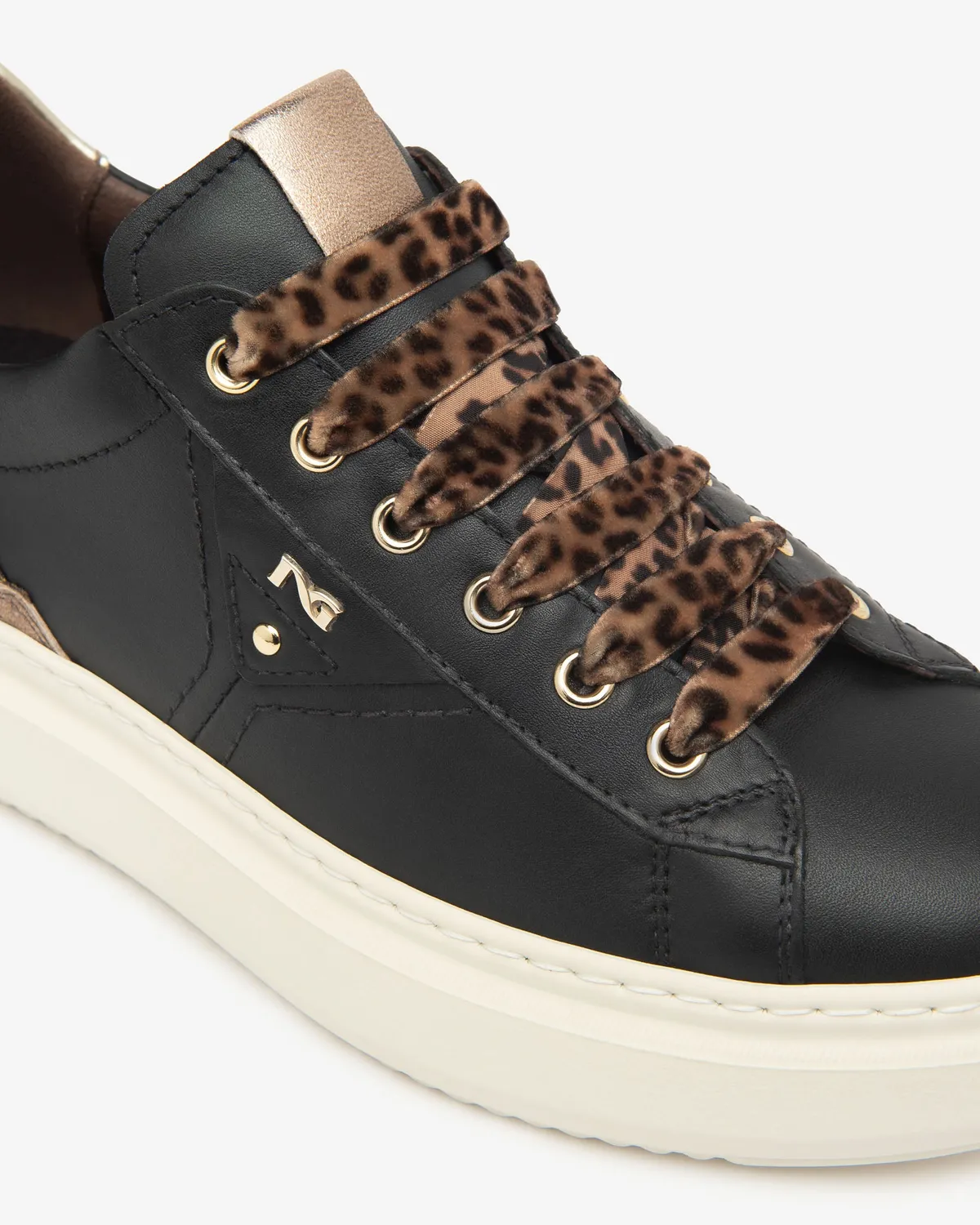 NeroGiardini sneakers damă piele și material tehnic iarnă