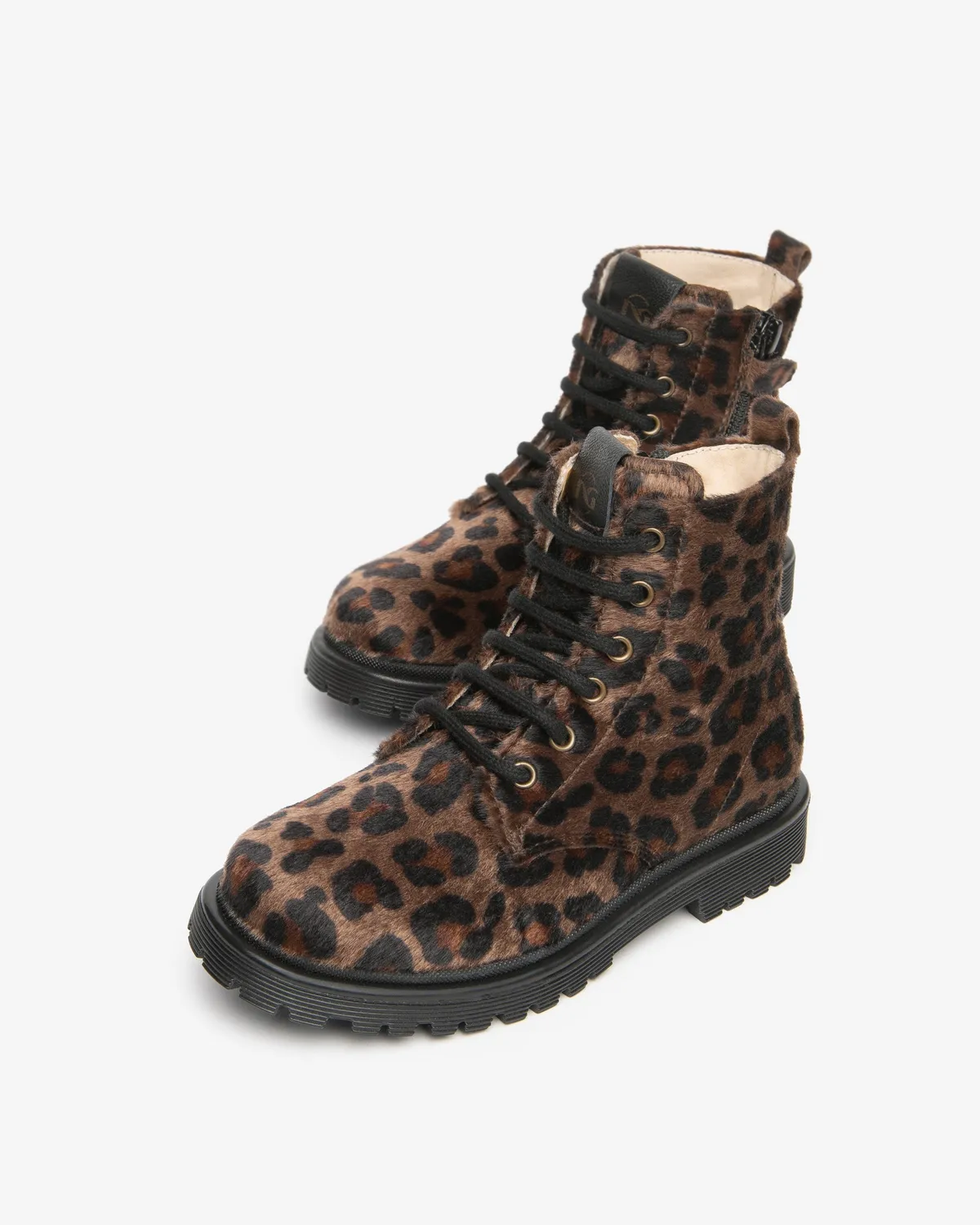 NeroGiardini bocanci fete animal print cu fermoar