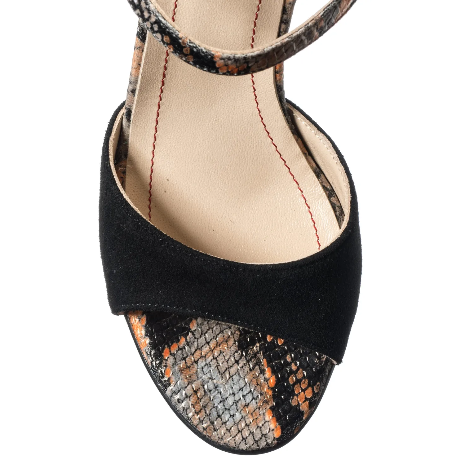Catinca Shoes S15 NASG sandale dama piele negru-galben