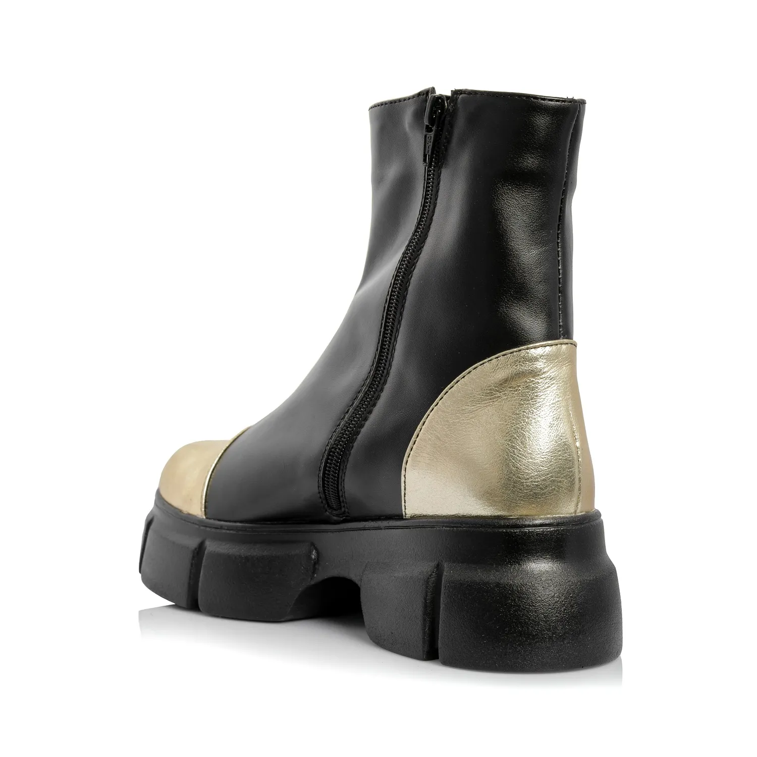 Catinca Shoes BC25F NBAU bocanci dama negri piele naturala