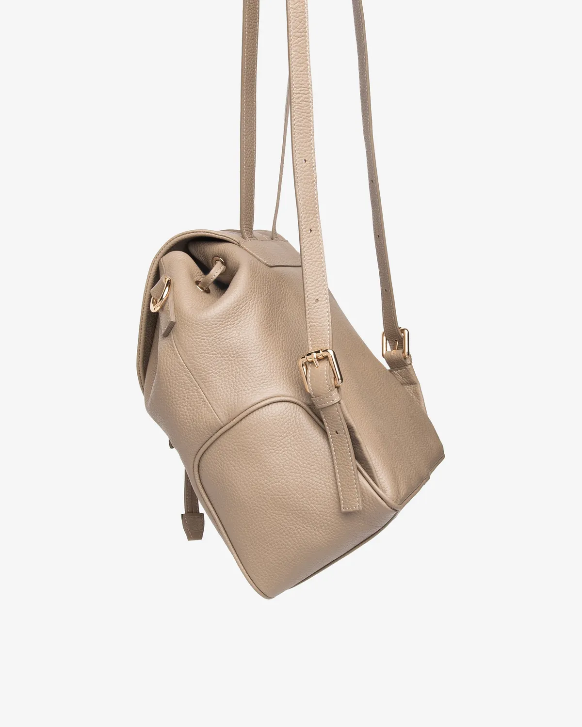 NeroGiardini rucsac piele naturala mic dama cu clapa