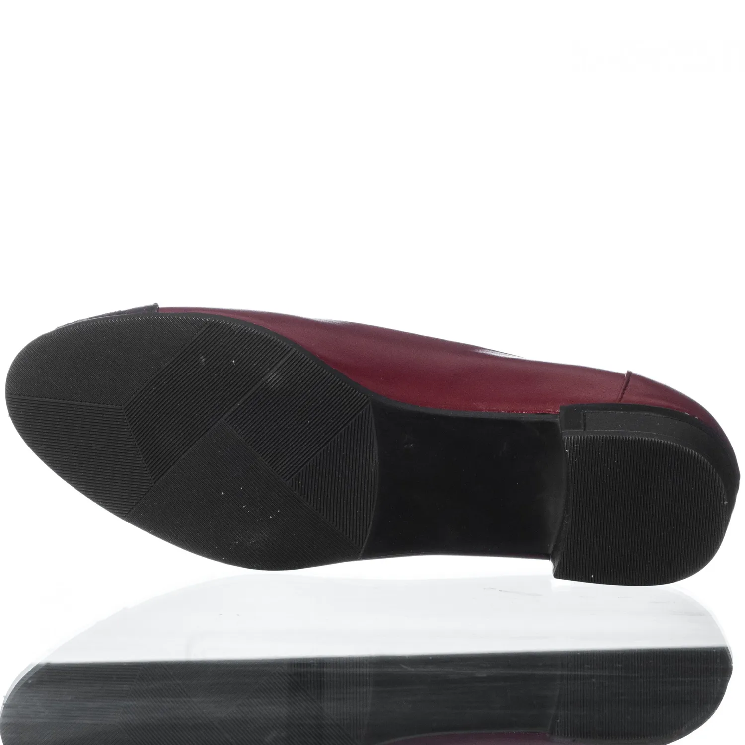 Catinca Shoes T7 BVP pantofi damă piele bordo pony