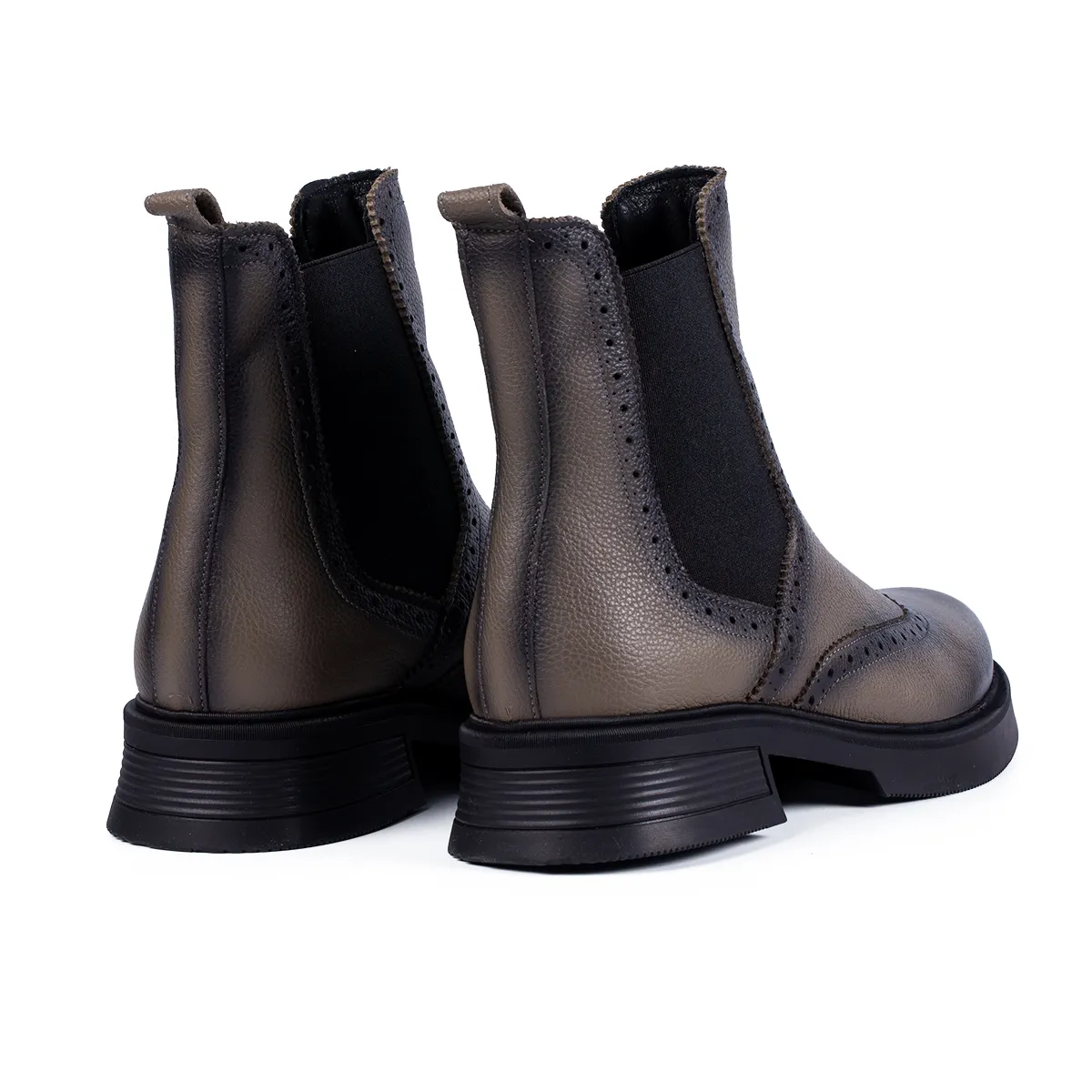 Lucas Shoes 400 ghete femei bej piele naturala