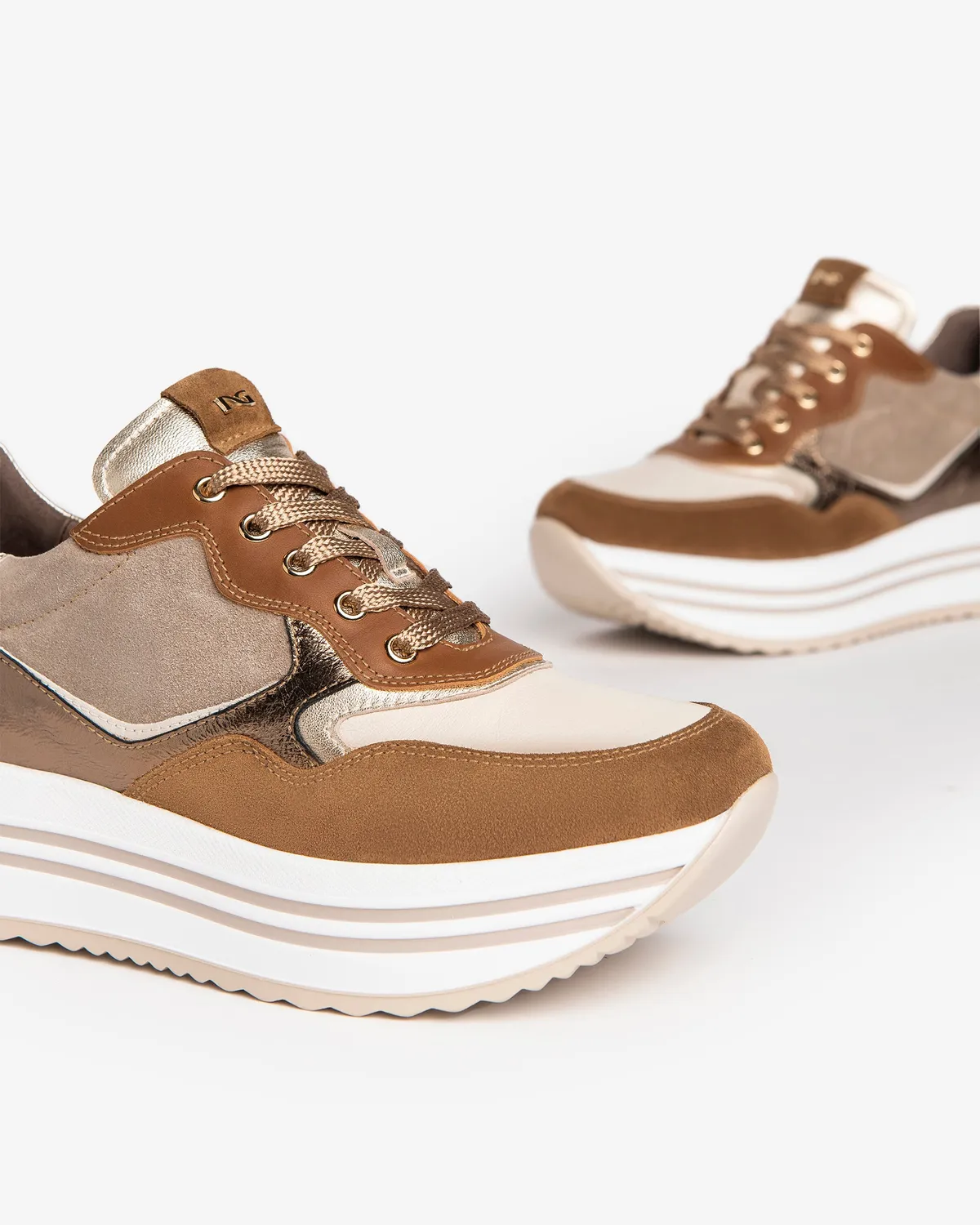 NeroGiardini sneakers piele naturala dama toamna