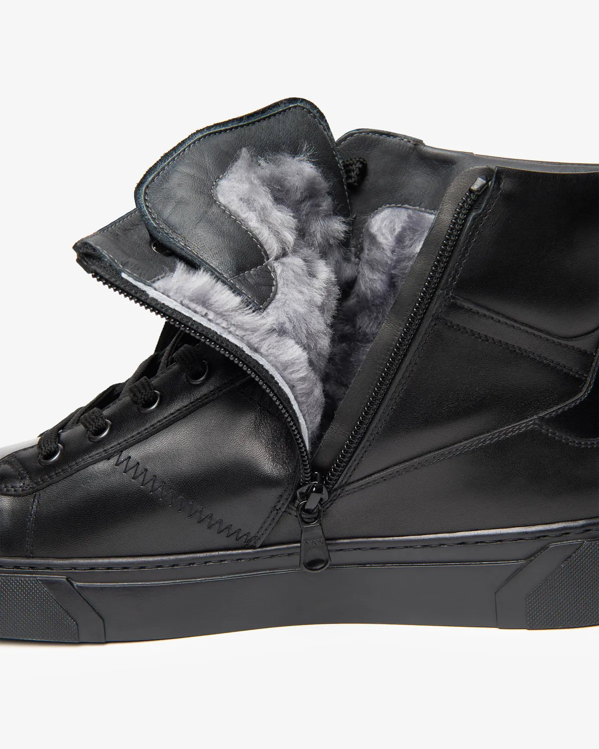 NeroGiardini ghete sport high top piele barbati