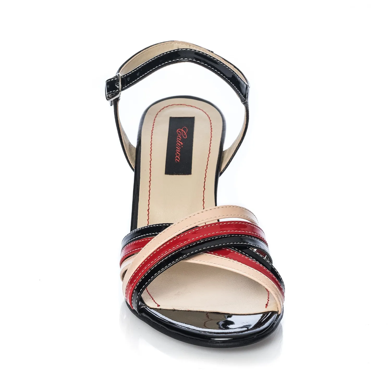 Catinca Shoes S3 NLRN sandale dama piele negru lac