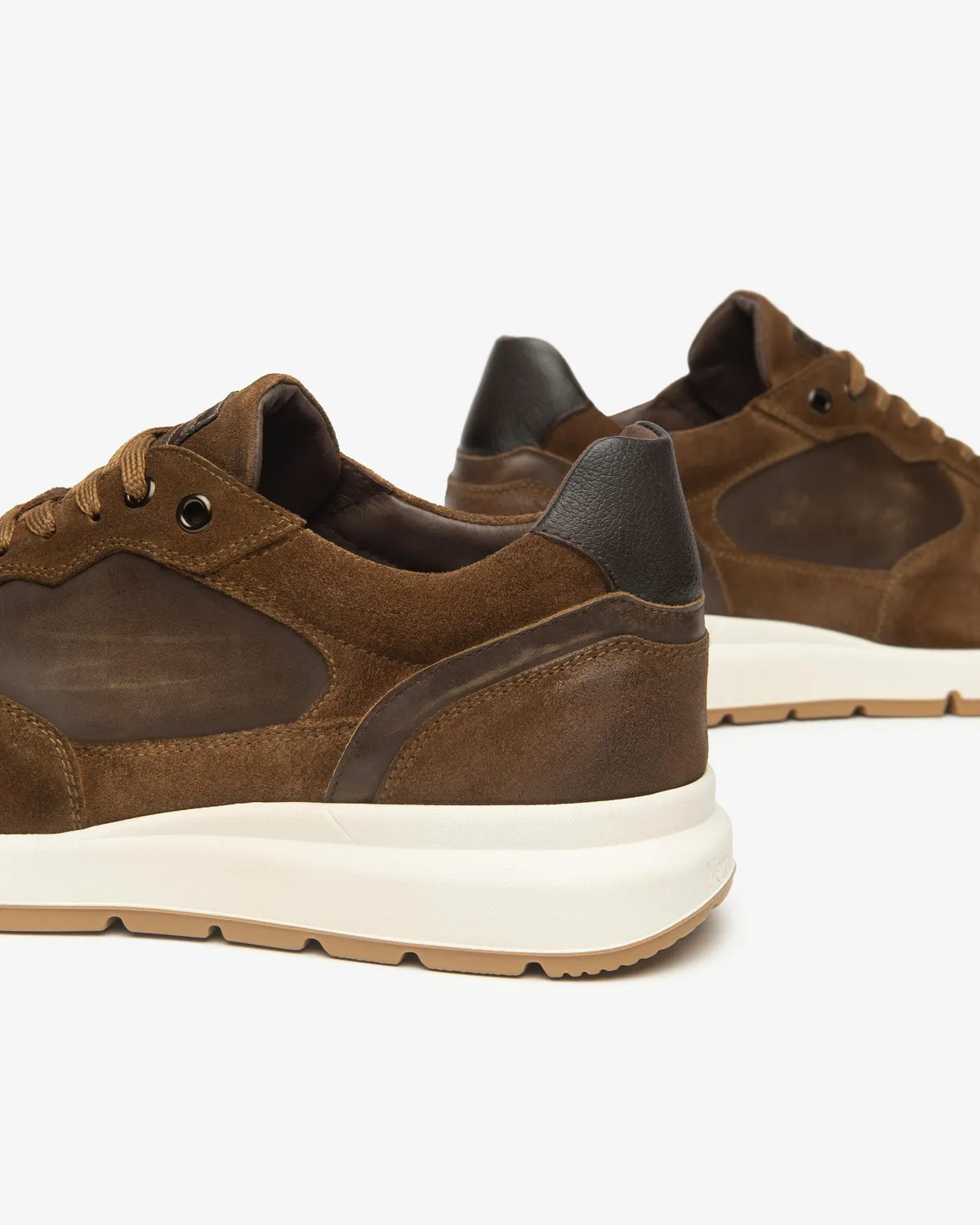 NeroGiardini sneakers barbati piele velur toamna