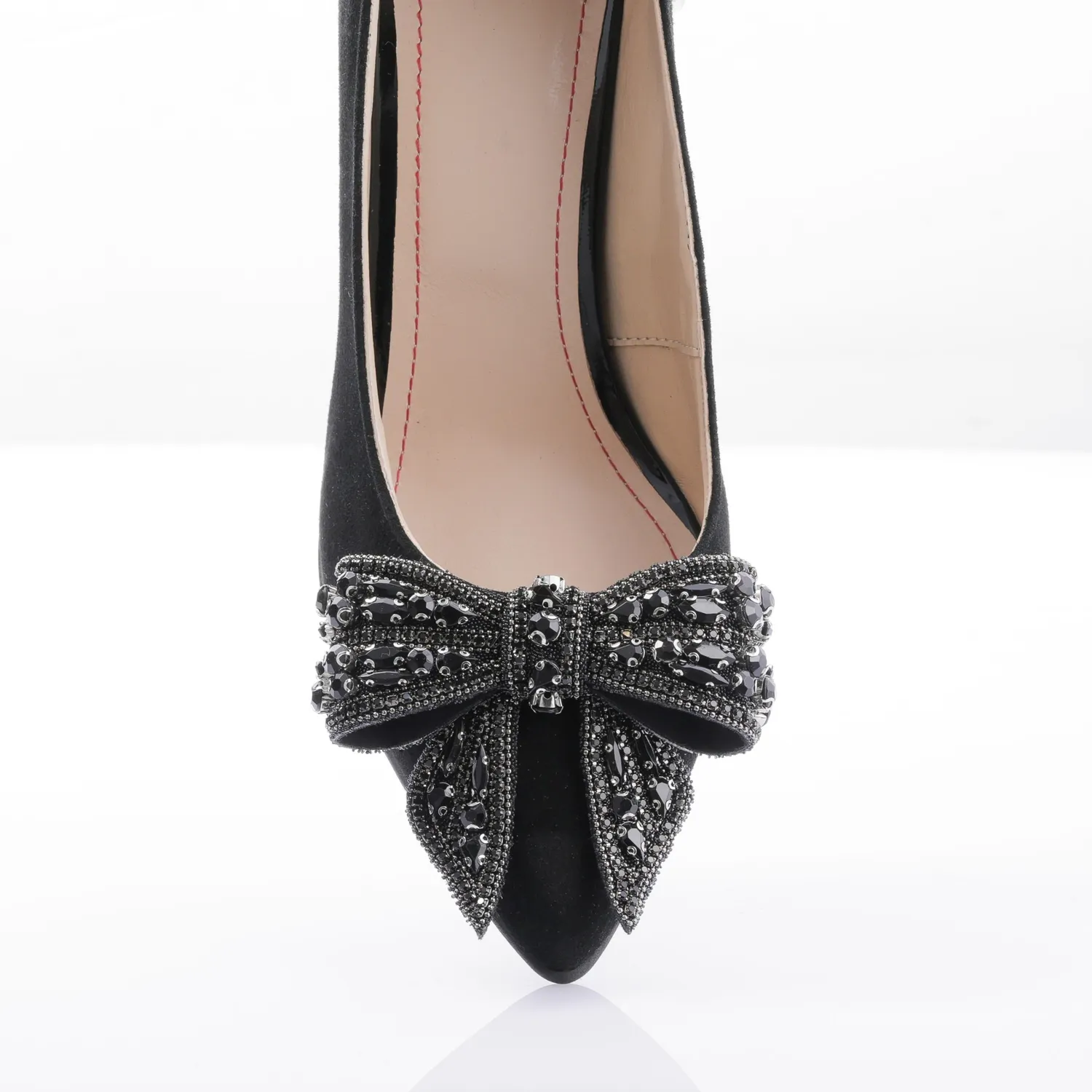 Catinca Shoes A66 NA pantofi dama piele negru antilopa
