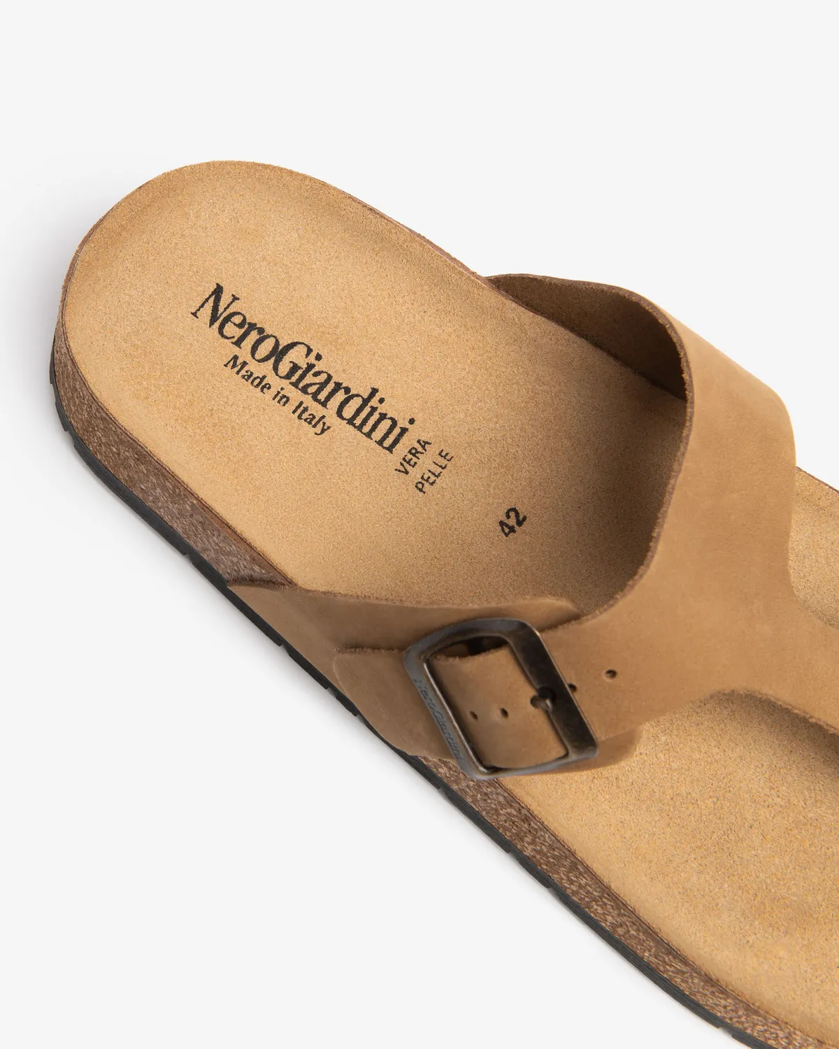 NeroGiardini slapi barbati piele vara