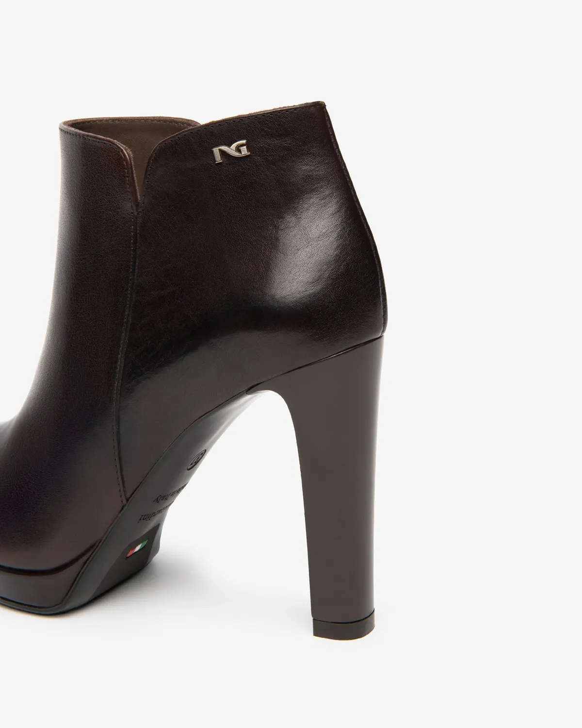NeroGiardini Botine Piele Dama Toc 100 Platforma