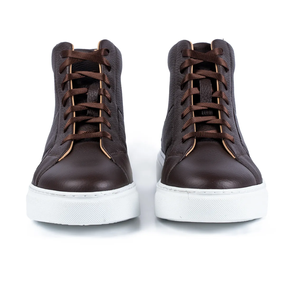 Lucas Shoes 855 Bizon ghete barbati maro piele naturala