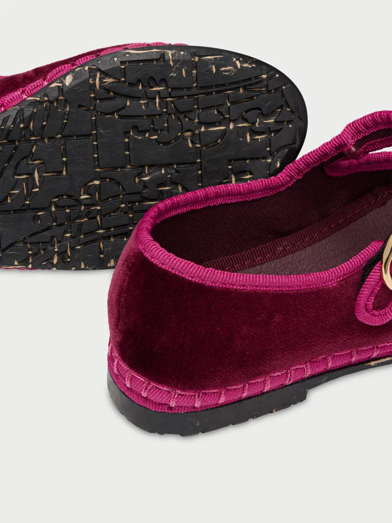 Flagelus Ursula Kids pantofi copii visiniu