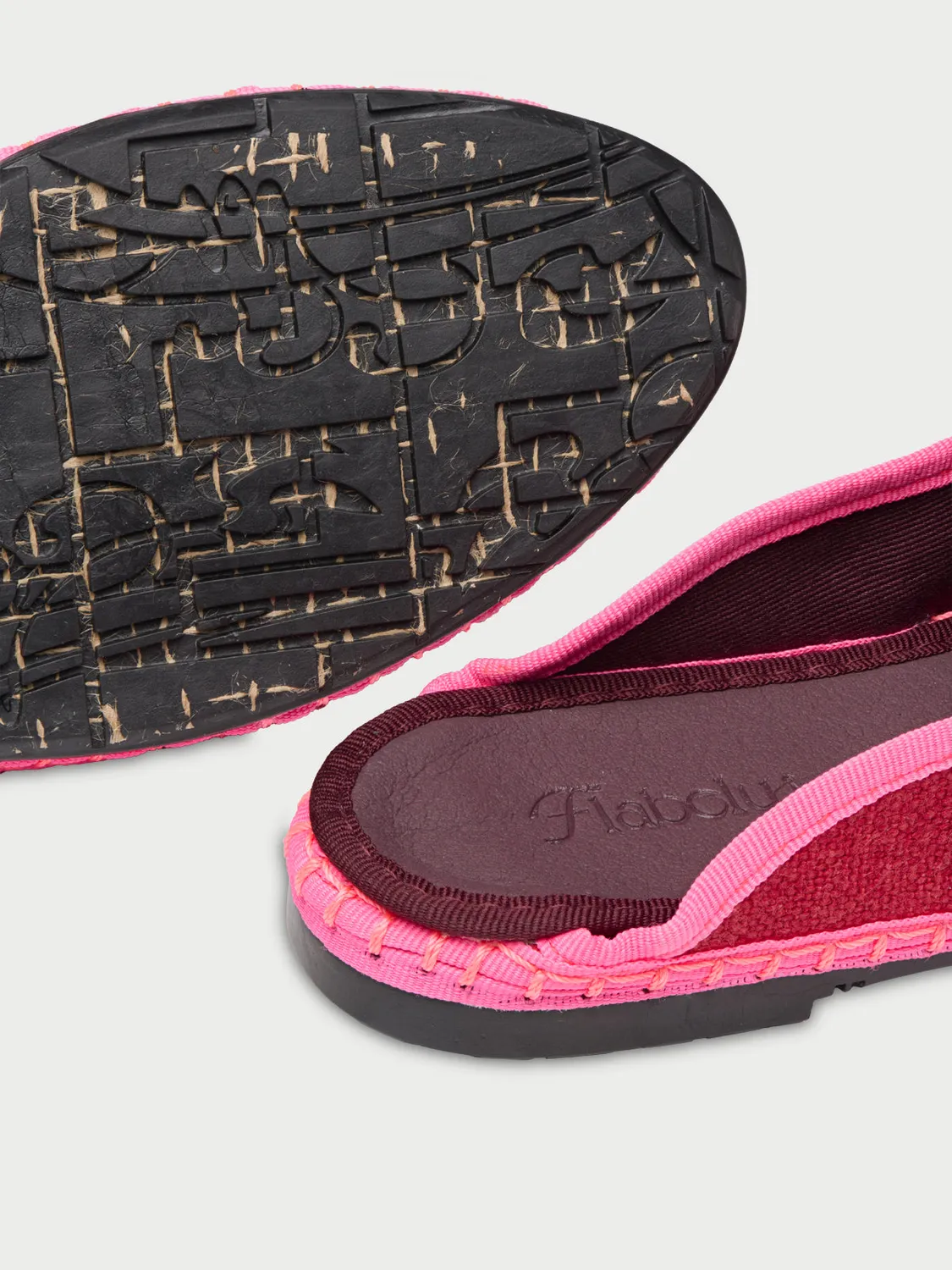 Flagelus Bruna Deep Red pantofi catifea rosie