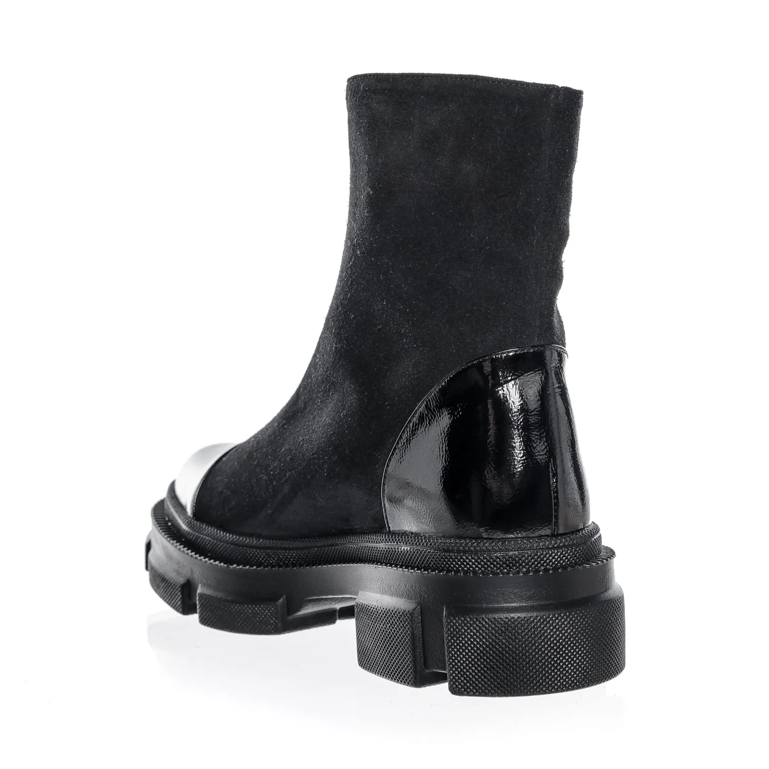 Catinca Shoes BC25 NANL bocanci dama piele negru mixt