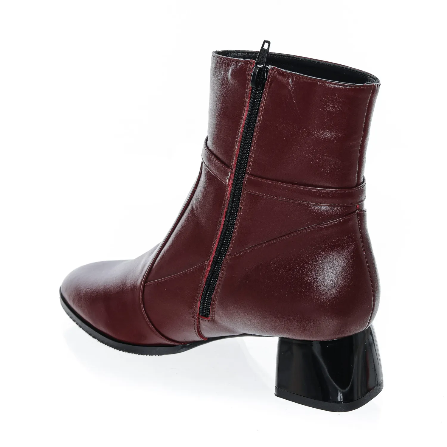 Catinca Shoes GX72 B ghete dama piele naturala bordo
